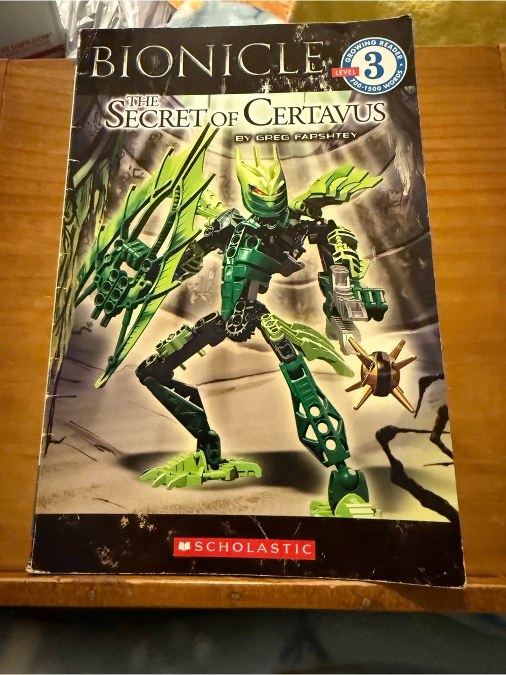 Bionicle: The Secret of Certavus by Greg Farshtey Level 3 Scholastic Reader Lego